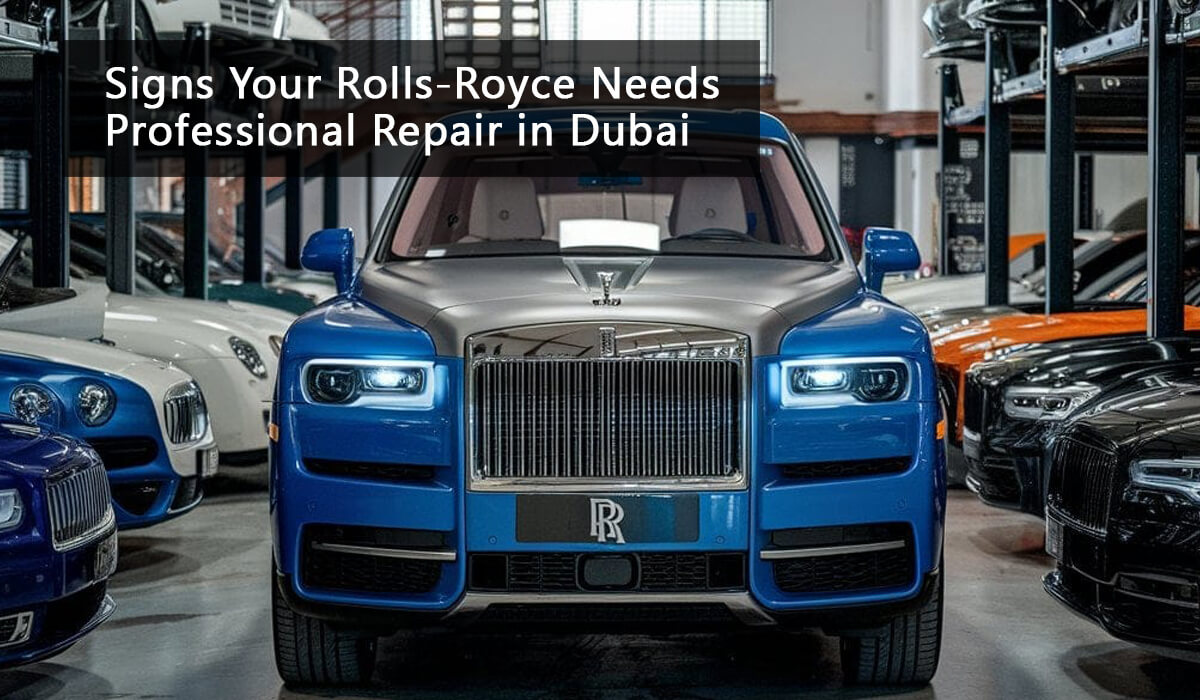 Rolls Royce Car repair signs
